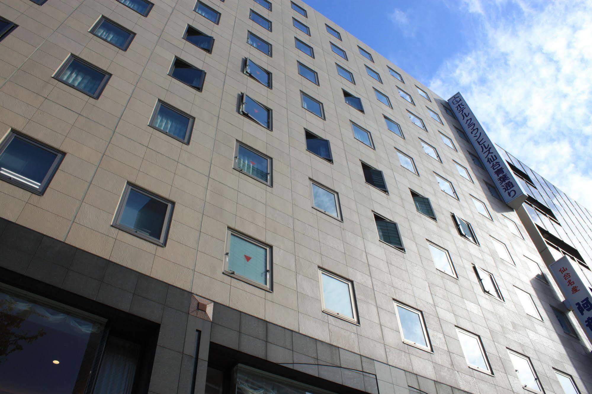 Hotel Crown Hills Sendai Aobadori Esterno foto